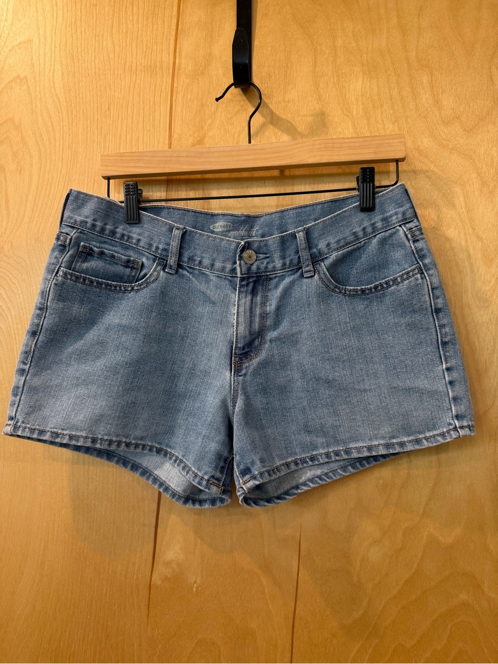 Vintage Old Navy The Flirt Light Blue Denim Jean Shorts